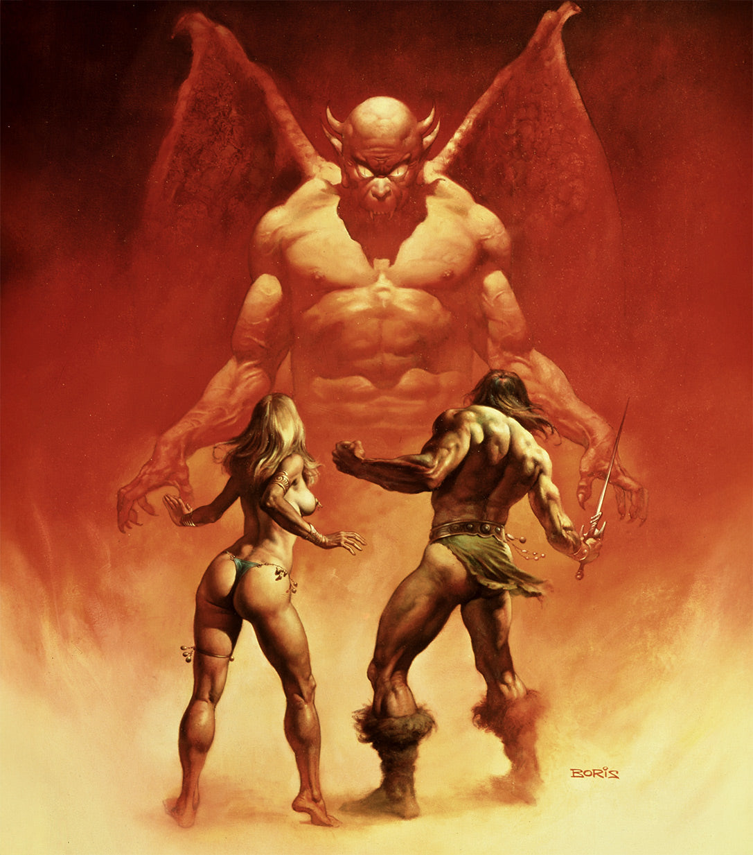 Boris Vallejo illustration, The Underworld