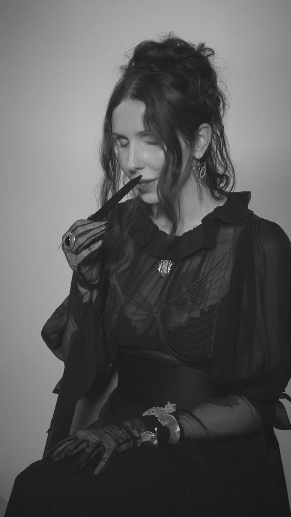 Chelsea Wolfe smelling Shadow People perfume
